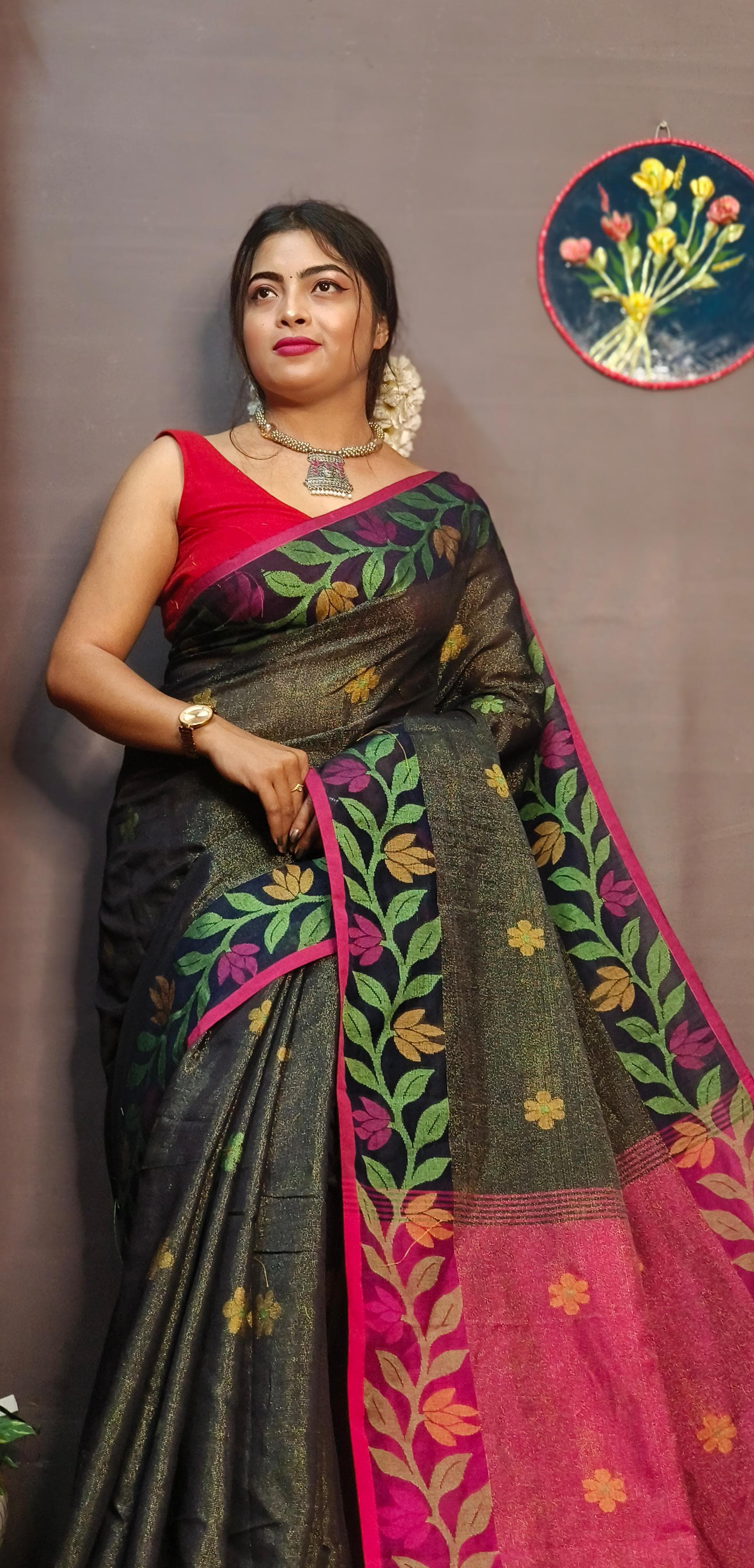Handloom Tissue Saree