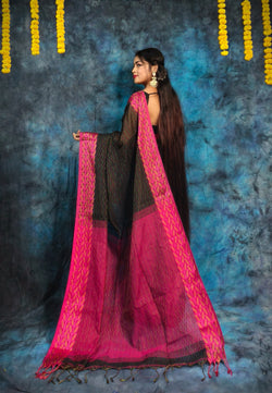 Handloom Kantha Stitch Saree