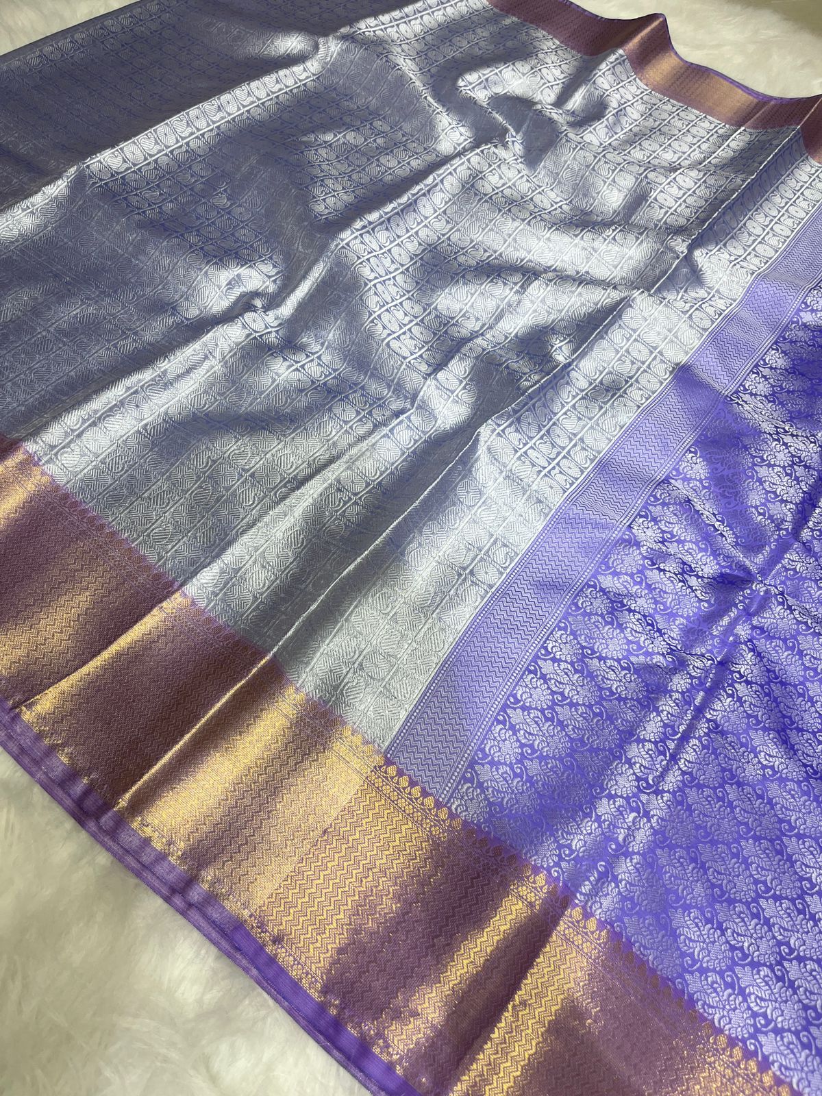Brocade Tissue Silk Saree