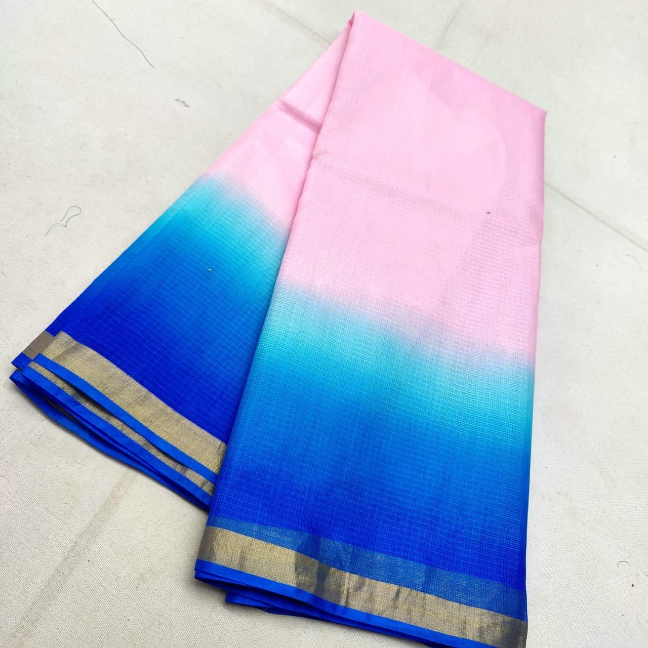 Kota Doria Silk Saree