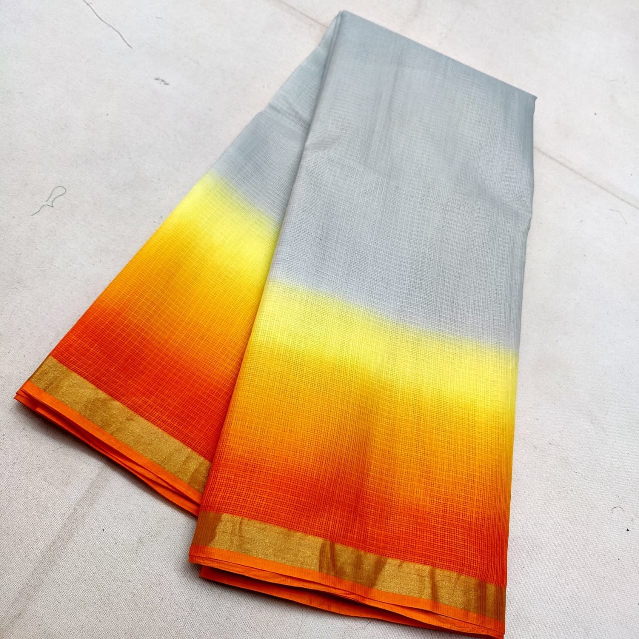 Kota Doria Silk Saree