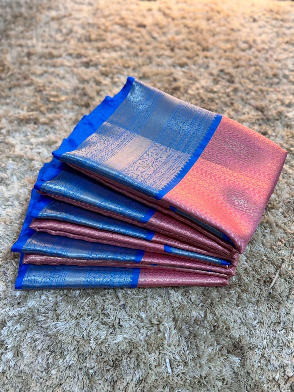 Exclusive Banarasi Katan Soft Silk Saree
