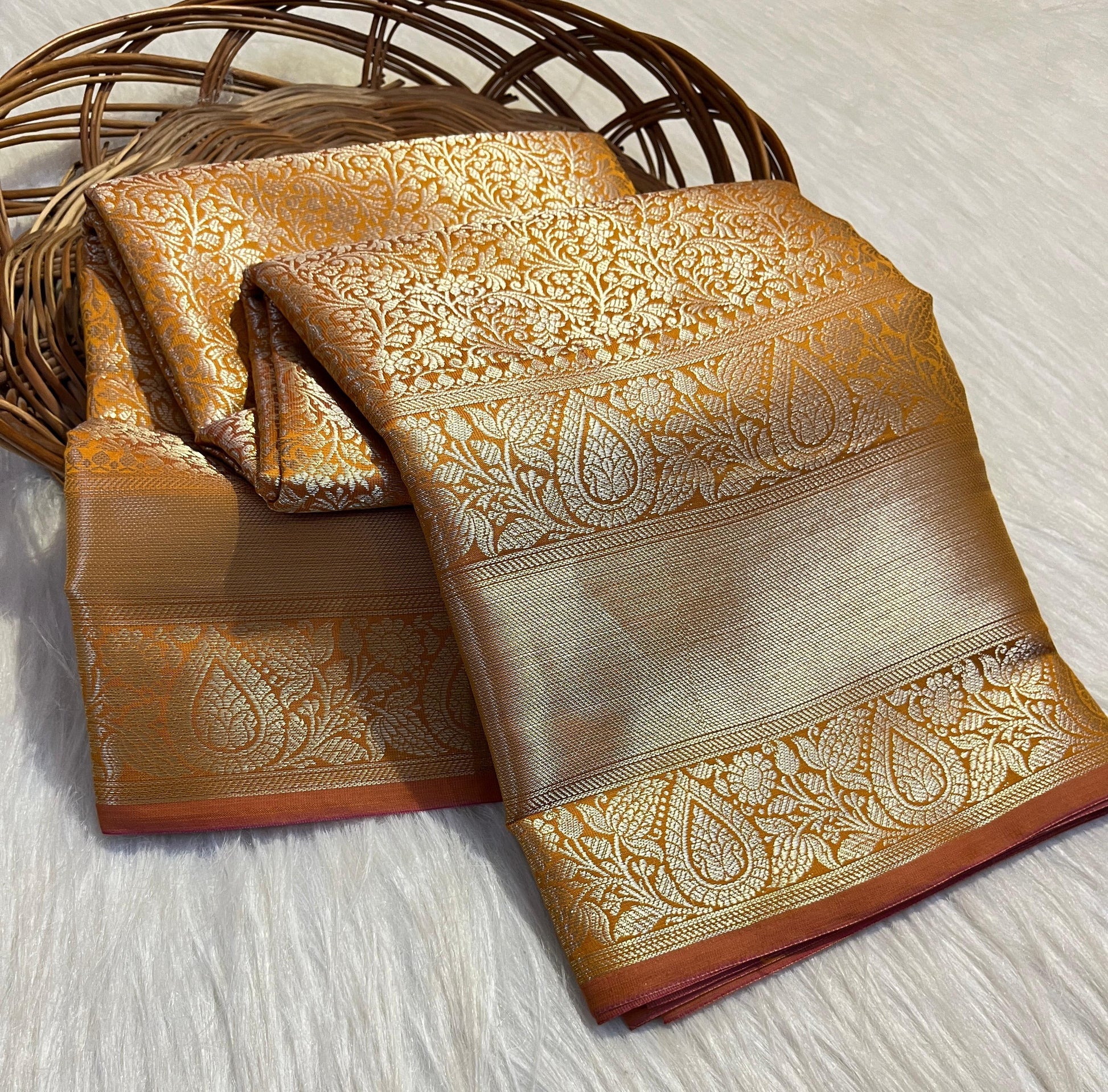 Banarasi Brocade Zari Tanchoi Saree