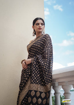 Raw Mango Silk Saree