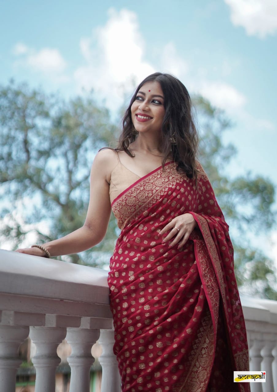 Raw Mango Silk Saree