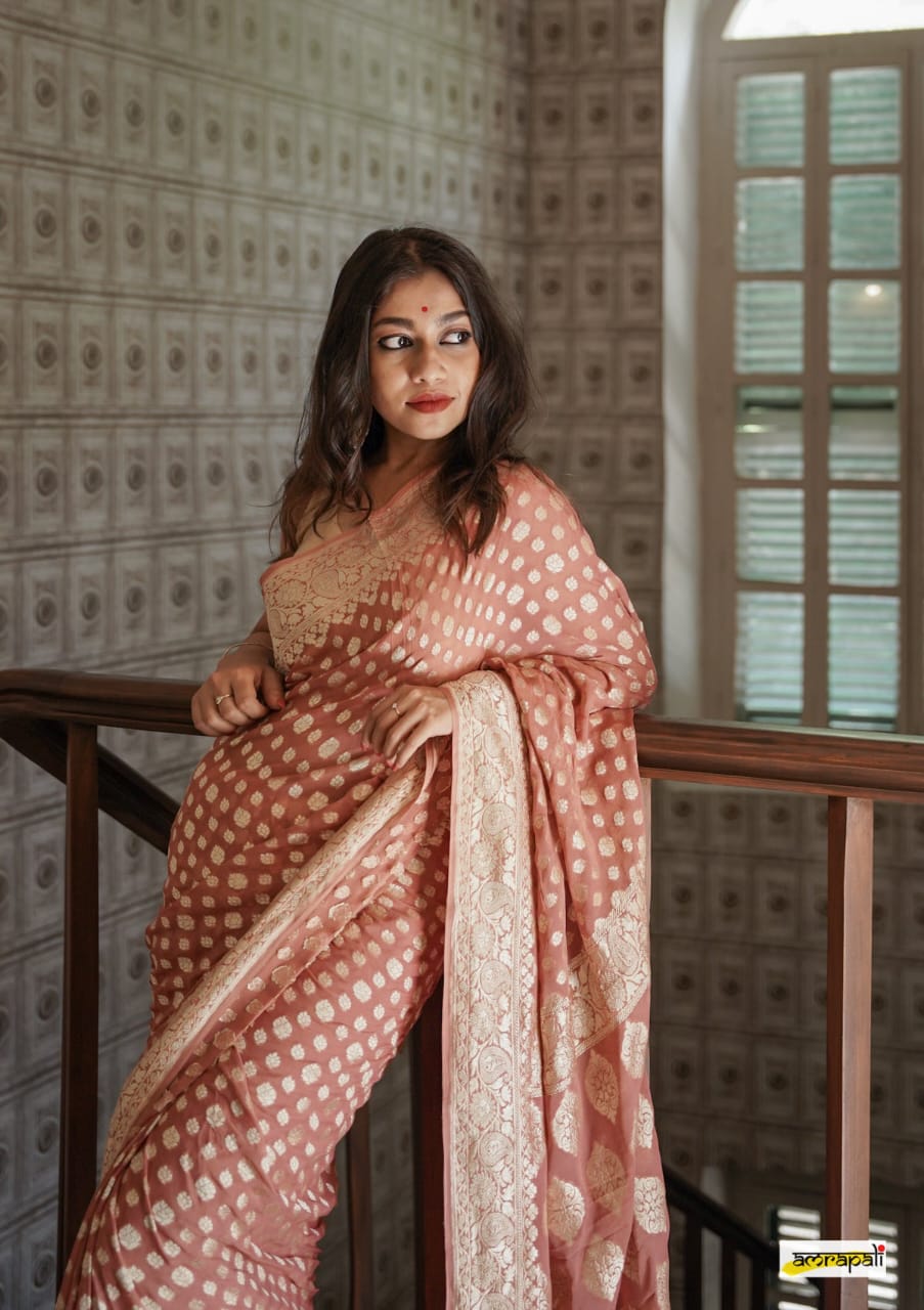 Raw Mango Silk Saree