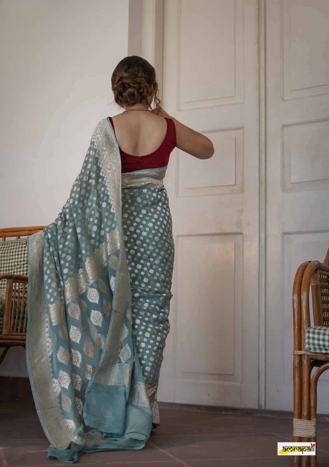 Raw Mango Silk Saree