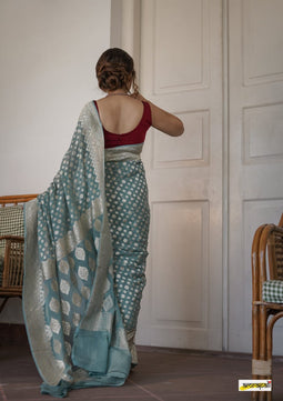 Raw Mango Silk Saree
