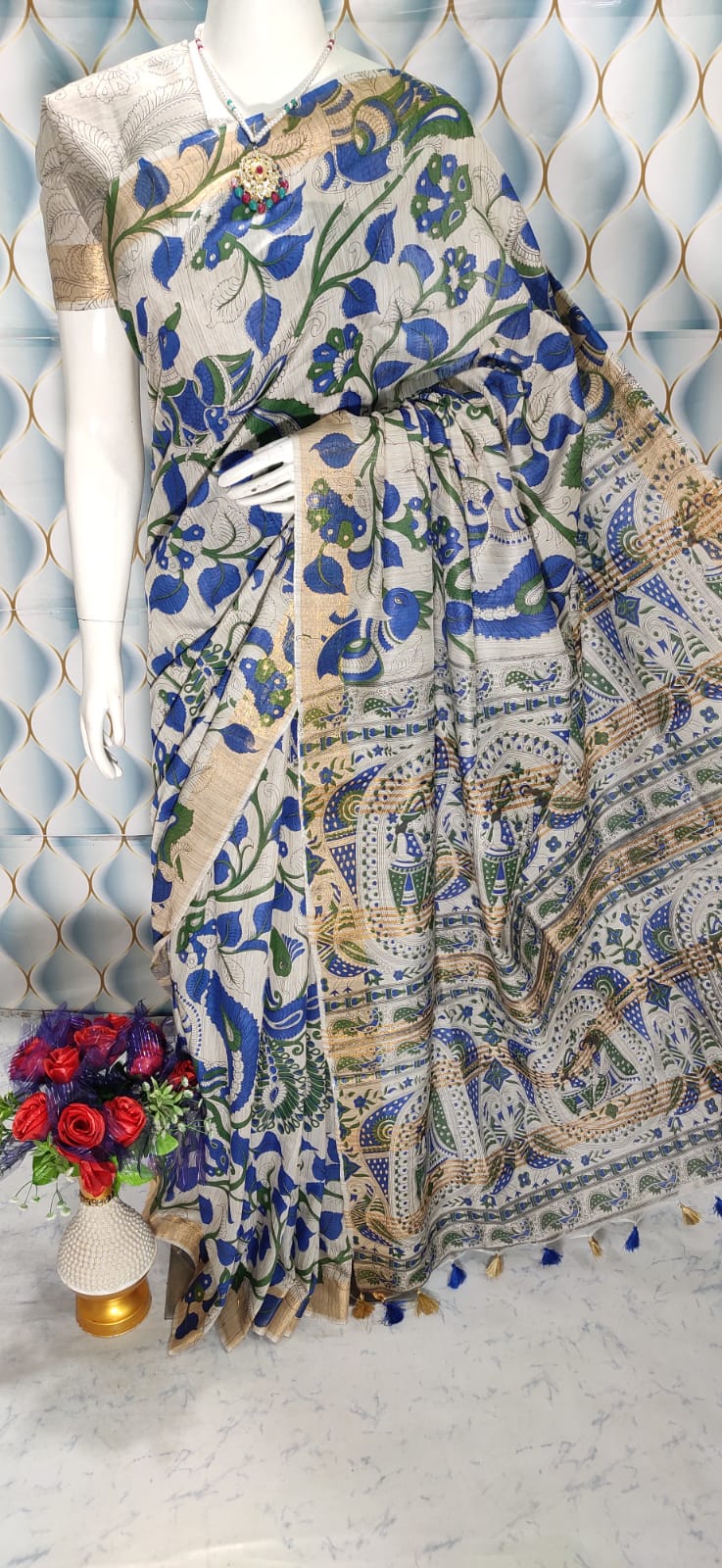 Banswara Viscose Silk Saree