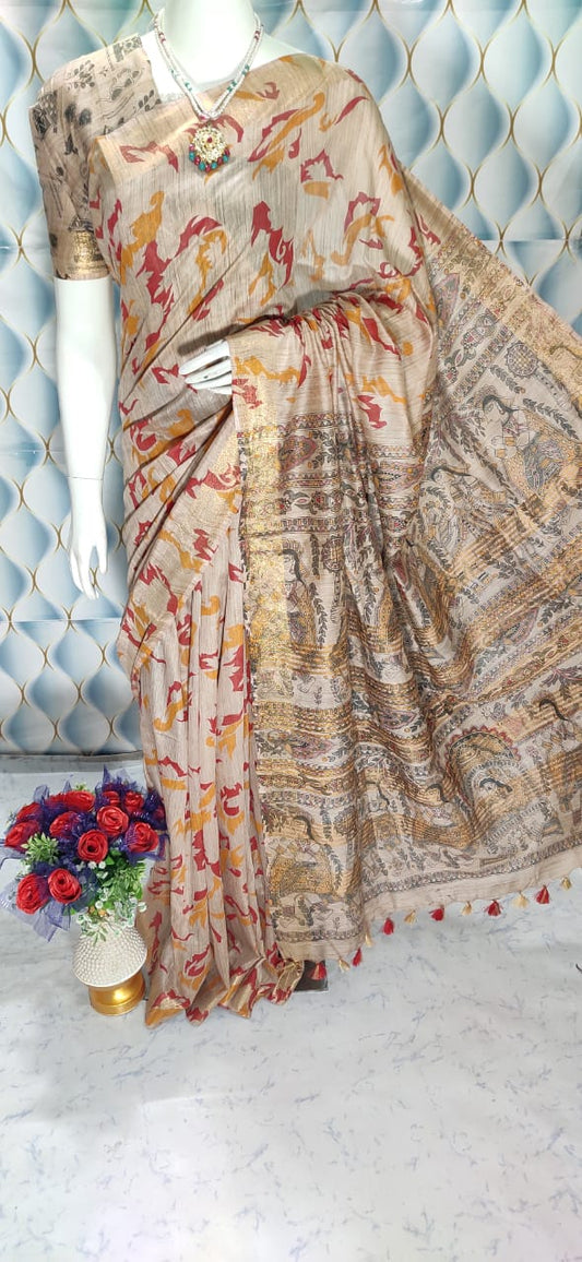 Banswara Viscose Silk Saree
