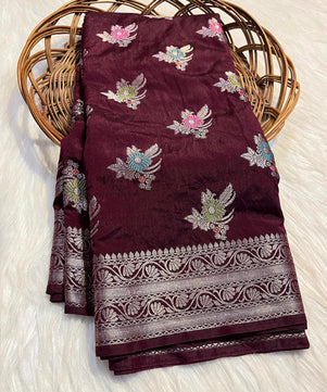 Banarasi Katan Soft Silk Saree