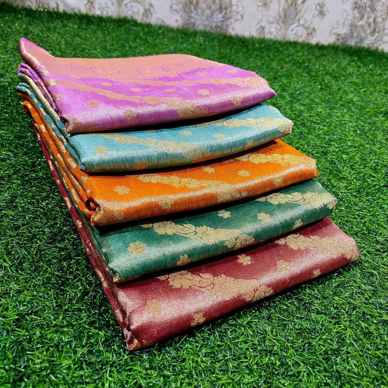 Katan Tissue Soft Silk Saree