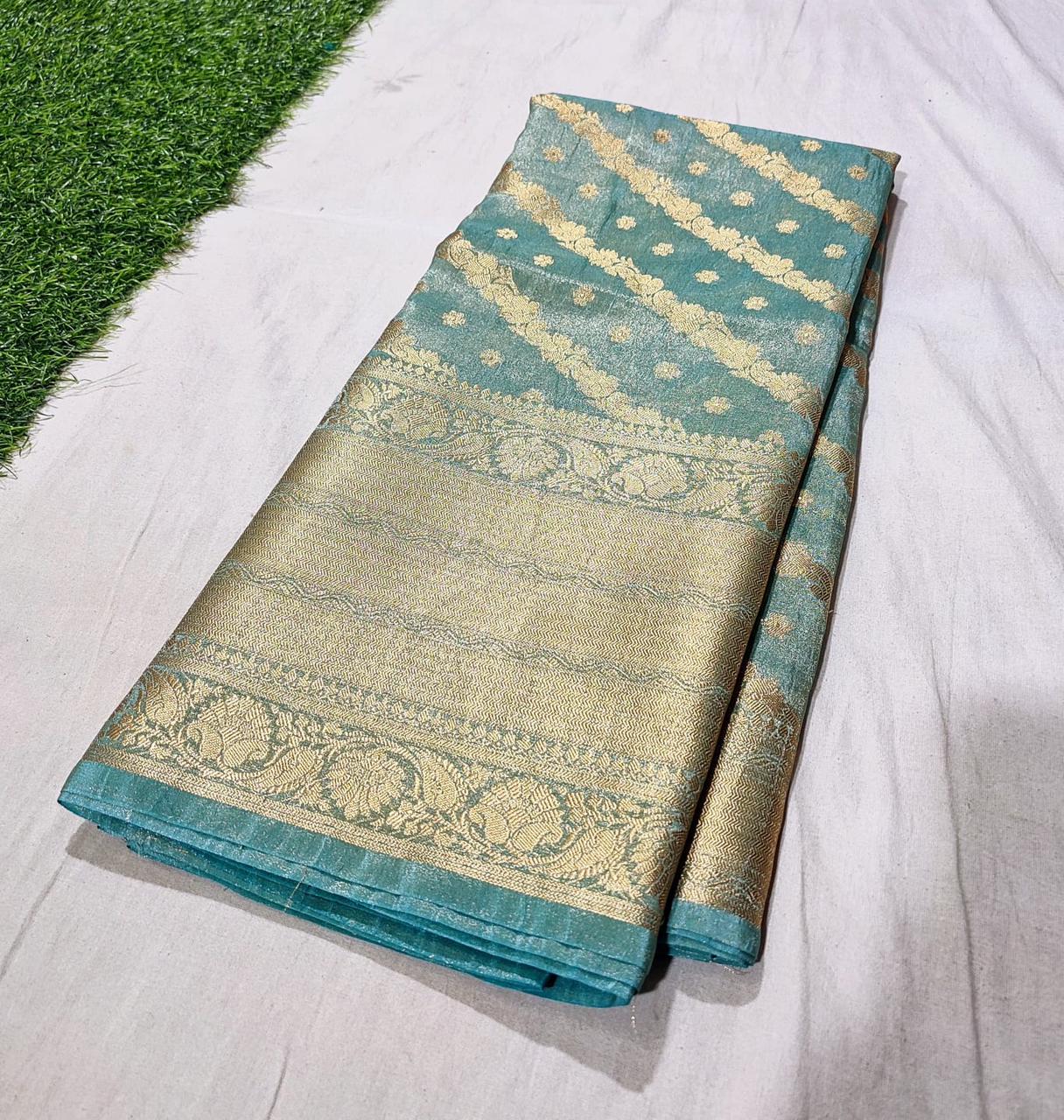 Katan Tissue Soft Silk Saree