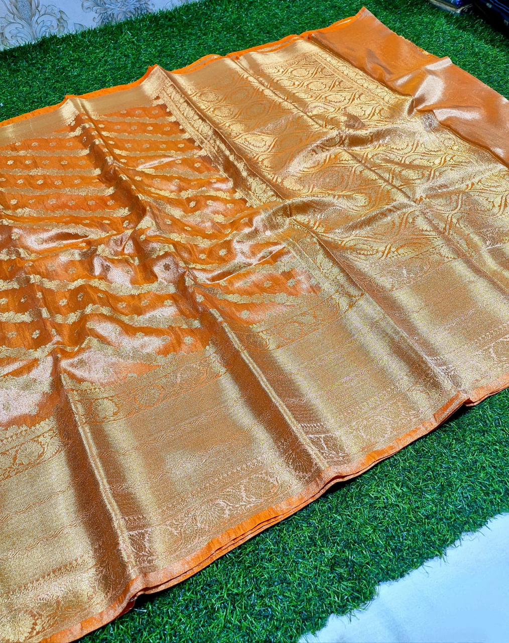 Katan Tissue Soft Silk Saree