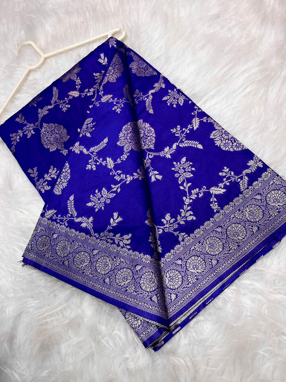 Katan Georgette Silk Saree