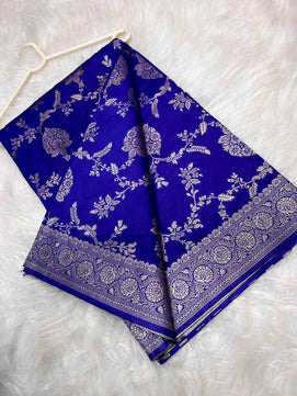 Katan Georgette Silk Saree
