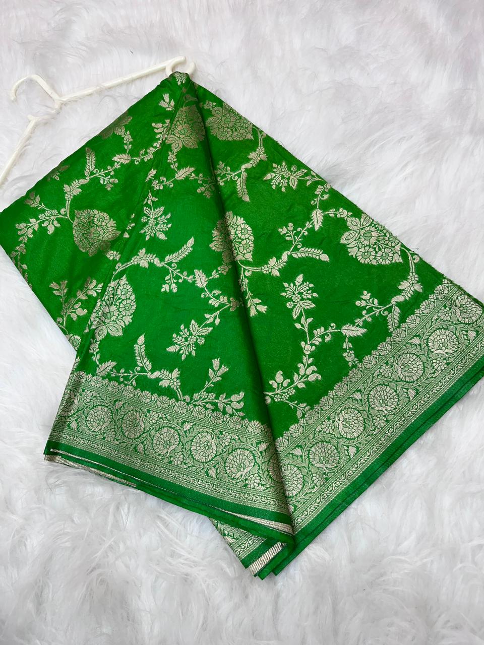Katan Georgette Silk Saree