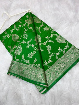 Katan Georgette Silk Saree
