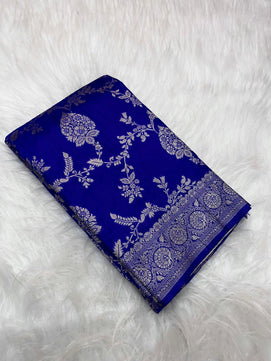 Katan Georgette Silk Saree