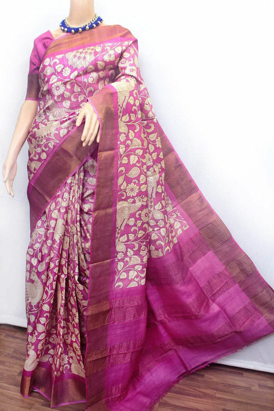 Pure Tussar Silk Saree
