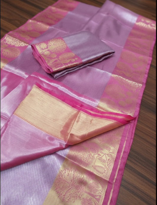 Zari Tissue Silk Saree