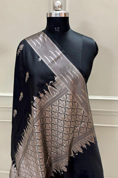 Double Katan Soft Silk Saree