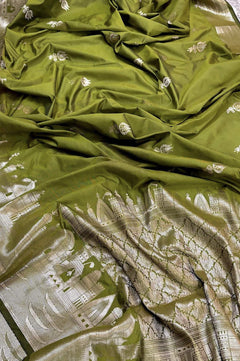 Double Katan Soft Silk Saree