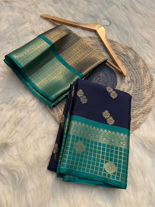 Banarasi Semi Katan Soft Silk Saree