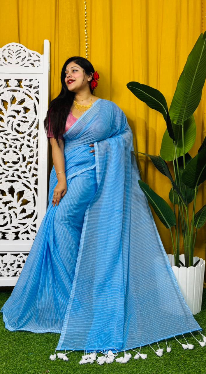 Mulmul Cotton Saree