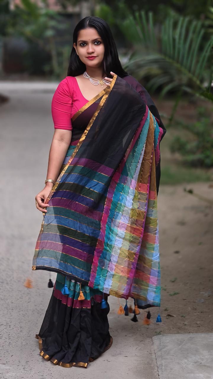 Mulmul Cotton Saree