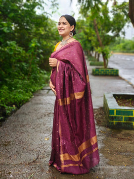 Mangalagiri Saree with Zari Border