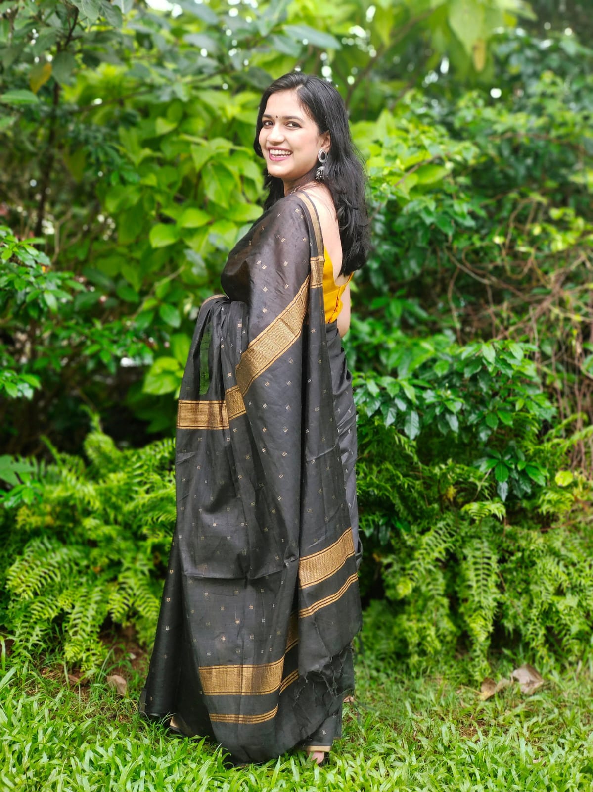 Mangalagiri Saree with Zari Border