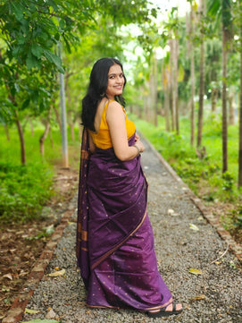 Mangalagiri Saree with Zari Border
