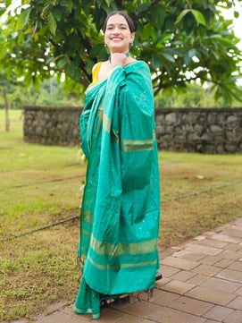 Mangalagiri Saree with Zari Border