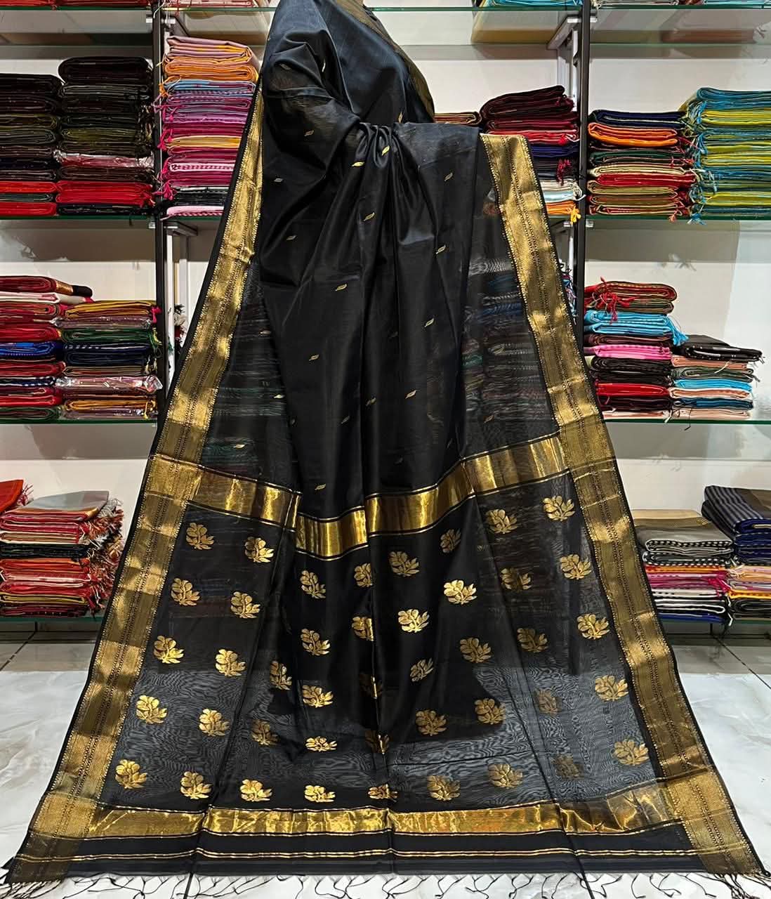 Maheshwari Cotton Silk Saree