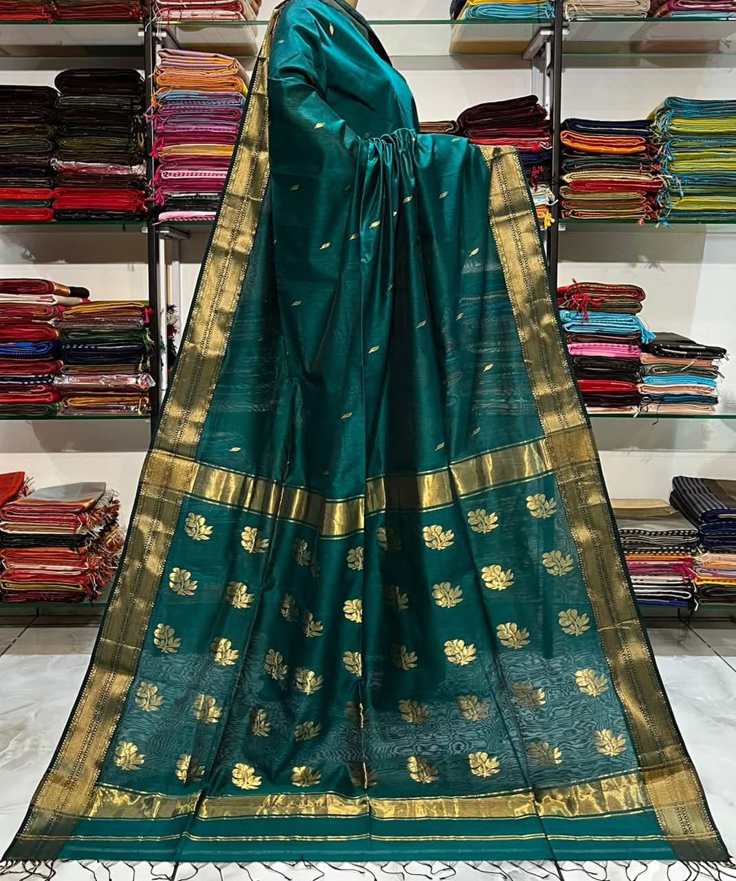 Maheshwari Cotton Silk Saree