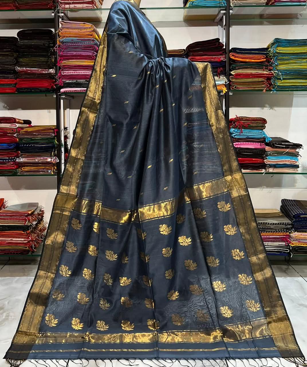 Maheshwari Cotton Silk Saree