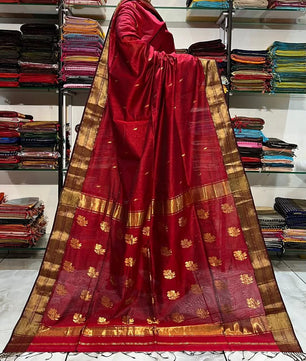 Maheshwari Cotton Silk Saree
