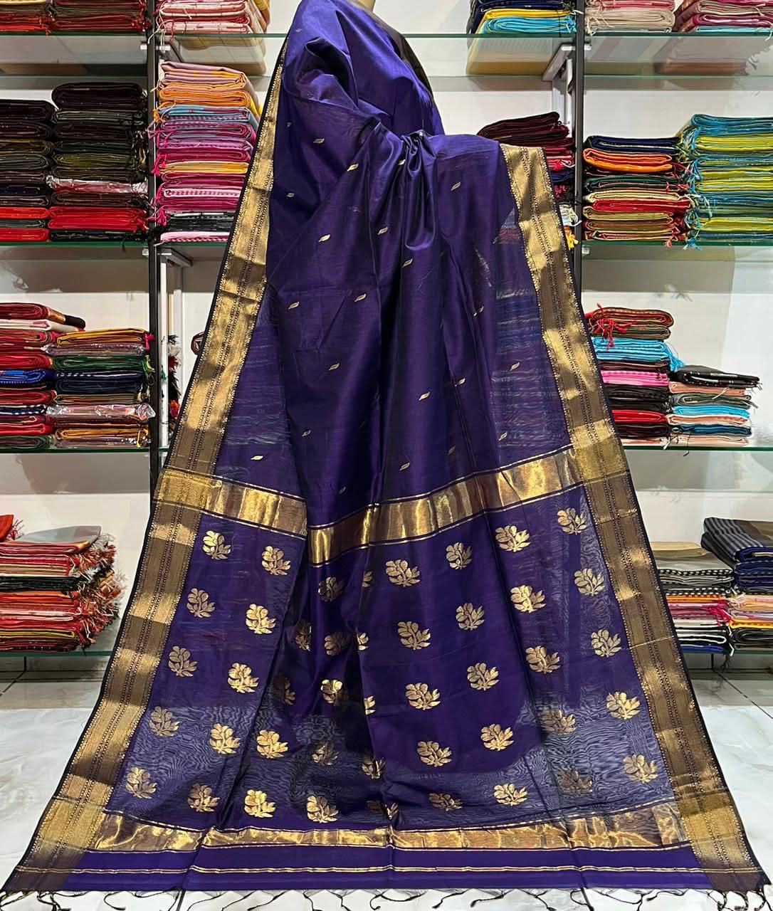 Maheshwari Cotton Silk Saree