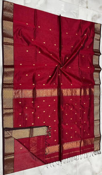 Maheshwari Cotton Silk Handloom Saree