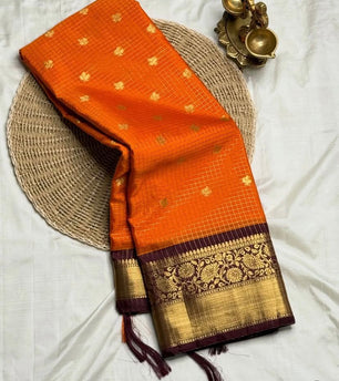 Katan Check Buti Work Sare