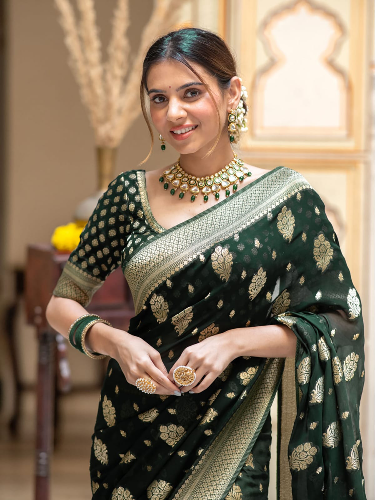 Banarasi Georgette Saree