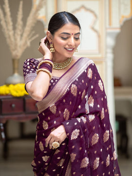 Banarasi Georgette Saree
