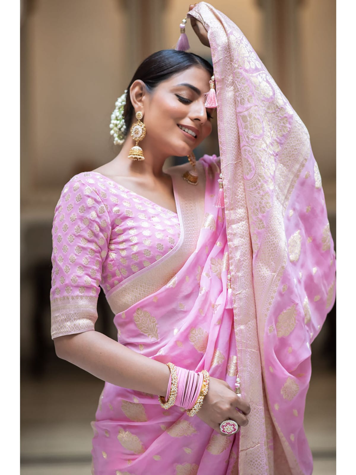 Banarasi Georgette Saree