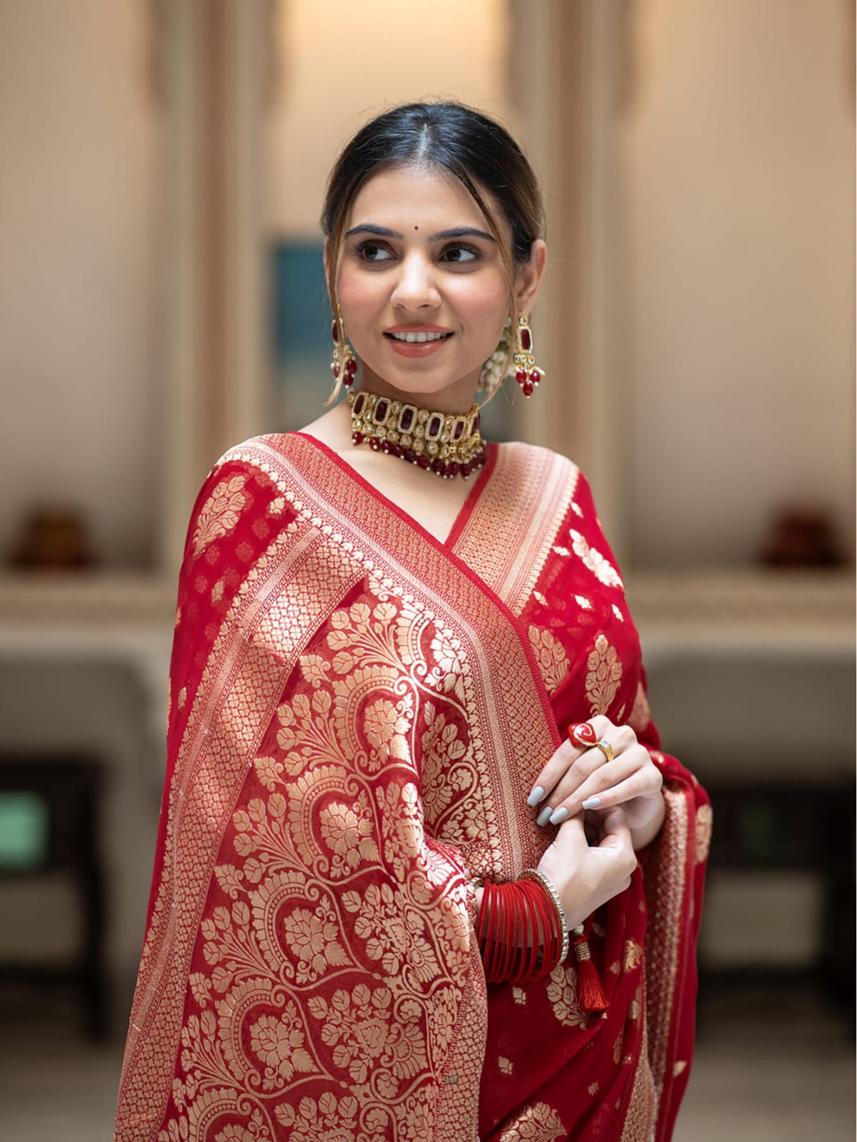 Banarasi Georgette Saree