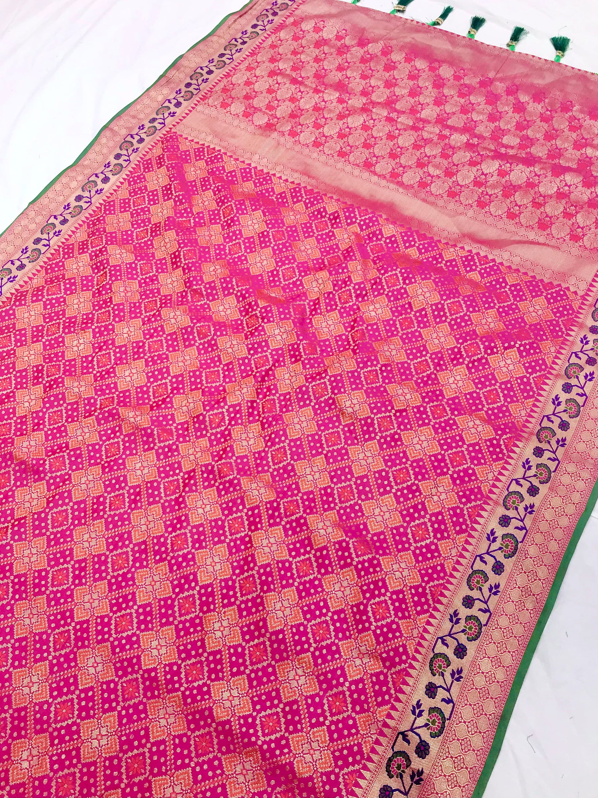 Banarasi Semi Katan Silk Saree