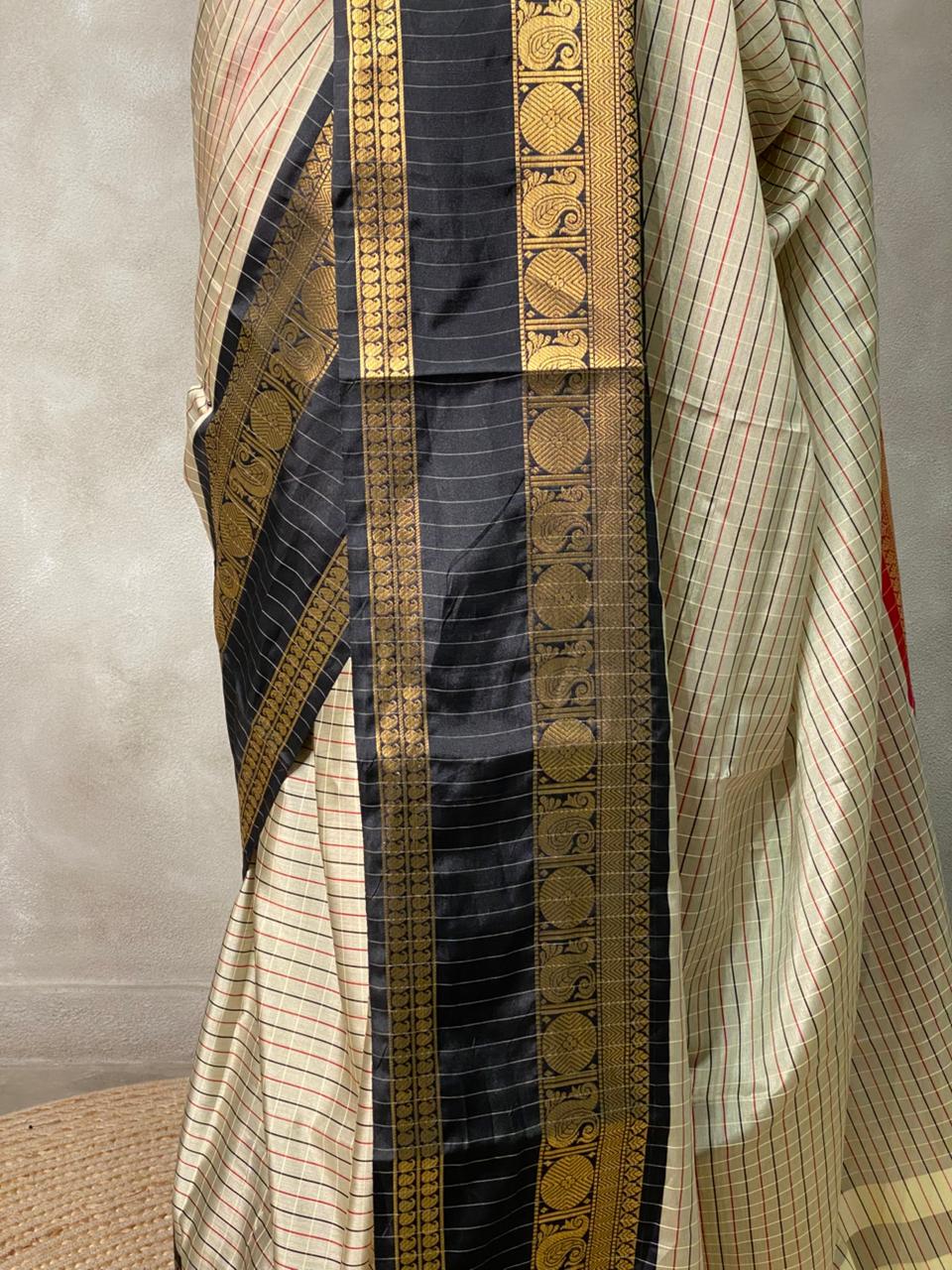 Katan Soft Silk Patola Ikat Saree