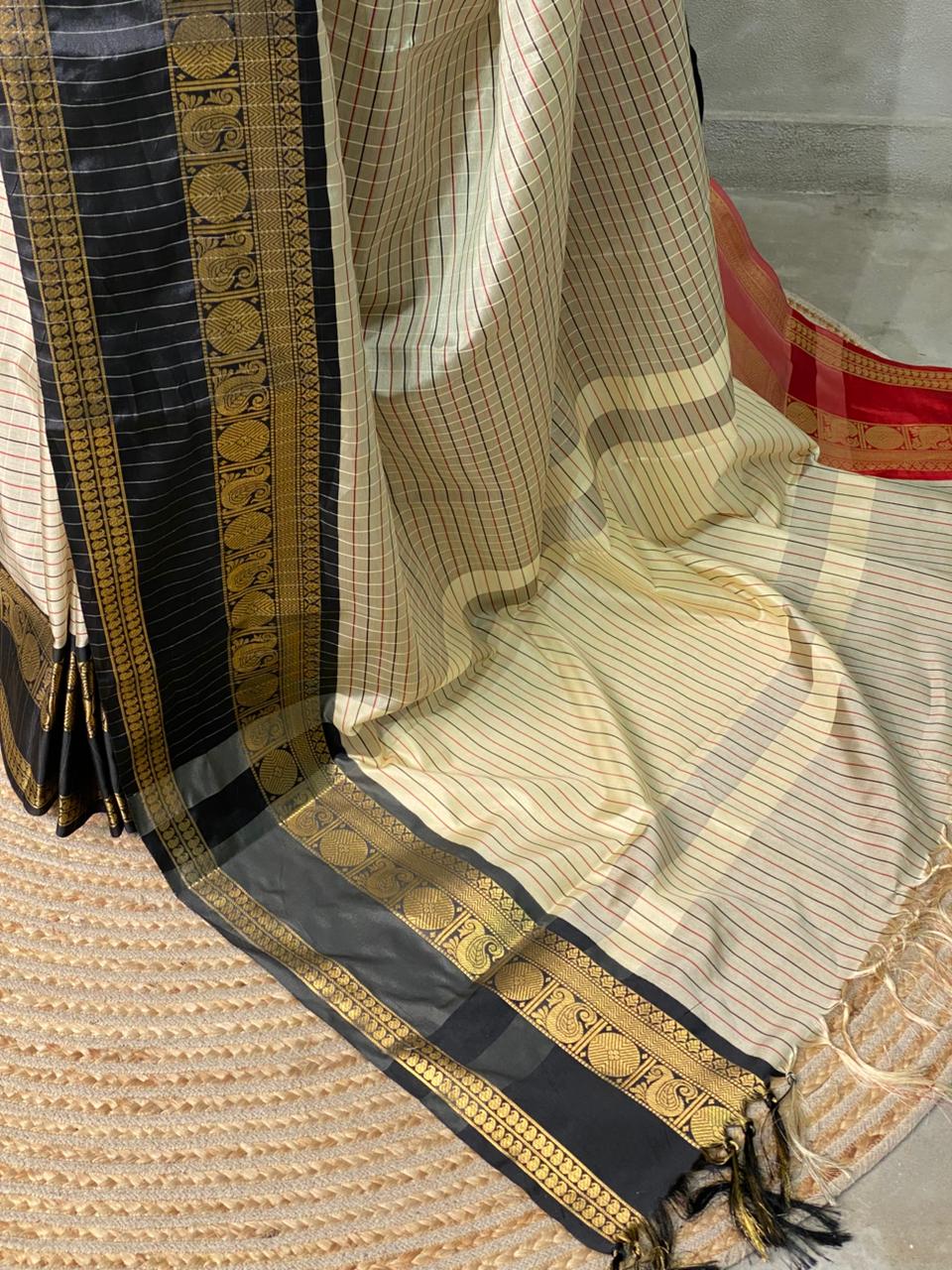 Katan Soft Silk Patola Ikat Saree