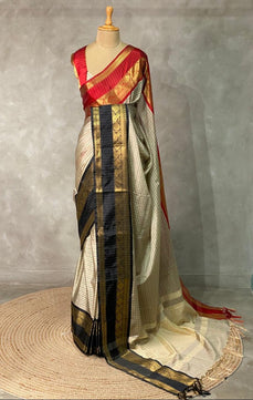Katan Soft Silk Patola Ikat Saree