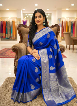 Banarasi Semi Katan Soft Silk Saree